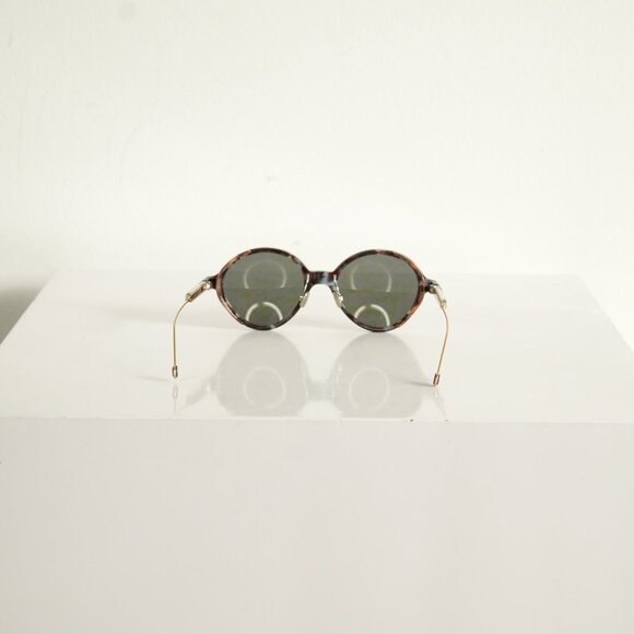 Christian Dior Umbrage Round Sunglasses with Violet Mirror Lenses main image 5